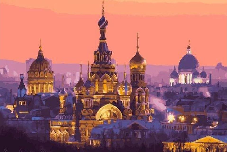

Картина по номерам «Спас на Крови»