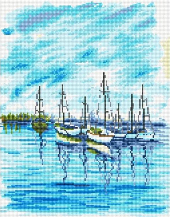

Алмазная вышивка «Морской пейзаж» Татьяны Желтышевой