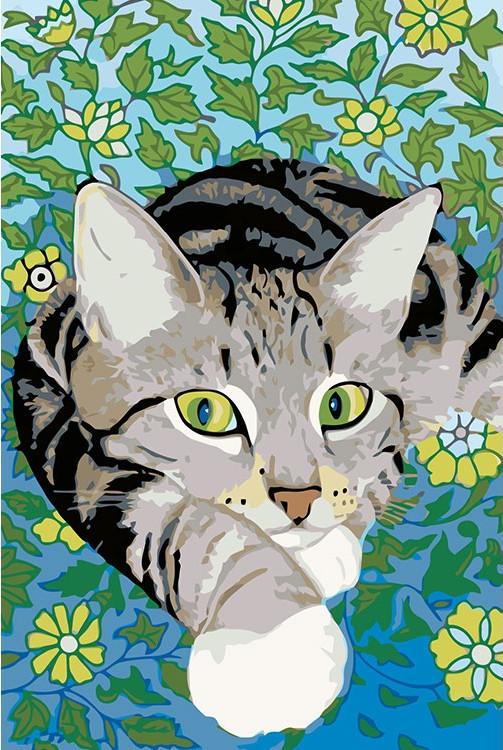 

Картина по номерам «Хитрый взгляд»