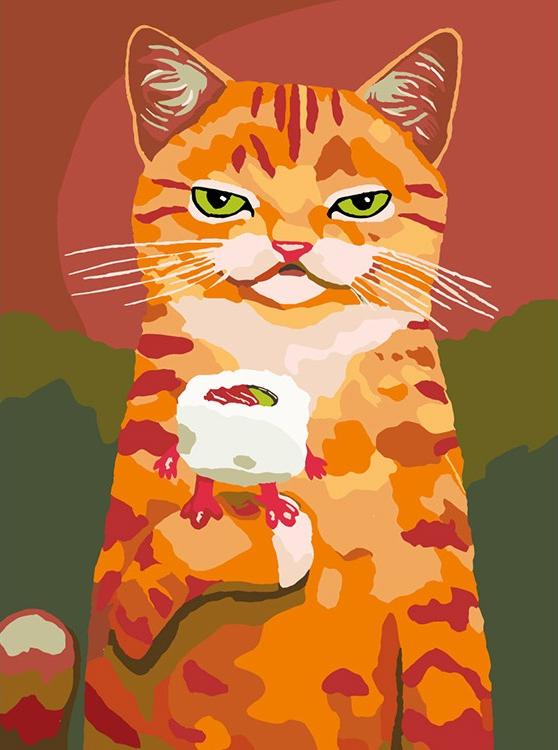 

Картина по номерам «Любимое лакомство. Роллы» Кэри Чун Ли