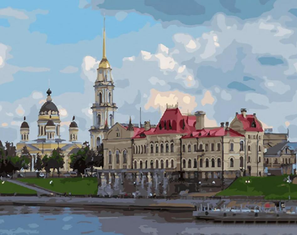 

Картина по номерам «Город Рыбинск», «Город Рыбинск»