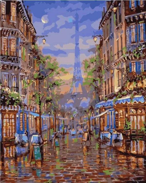 

Картина по номерам «Монмартр Париж» Роберта Файнэла