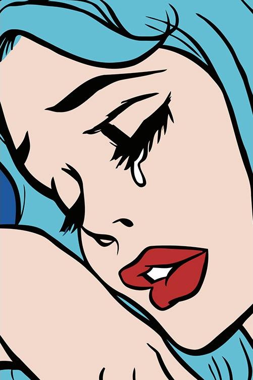 

Картина по номерам «В печали»