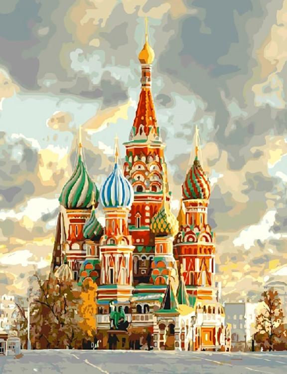 

Картина по номерам «Собор Василия Блаженного»