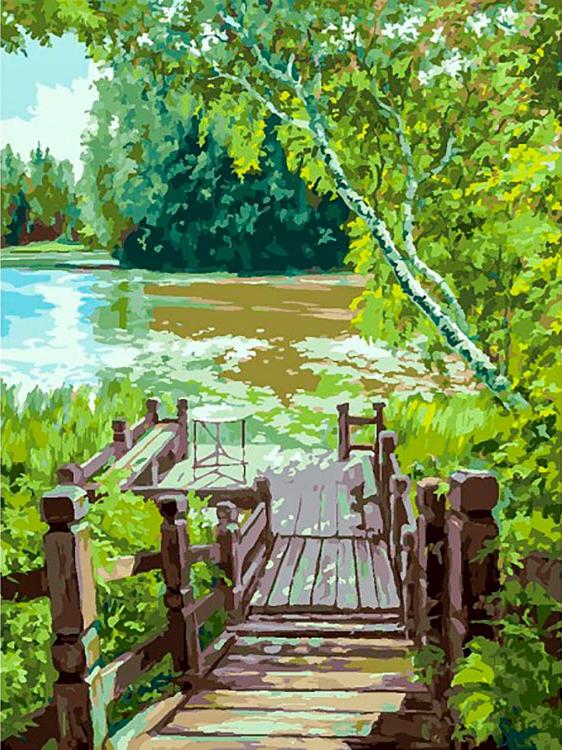 

Картина по номерам «Лесенка» Михаила Бровкина, «Лесенка»