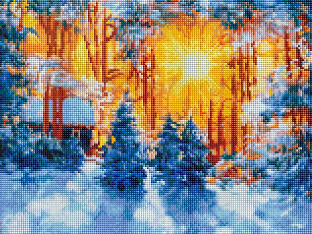 

Алмазная вышивка «Февраль» Елены Калашниковой