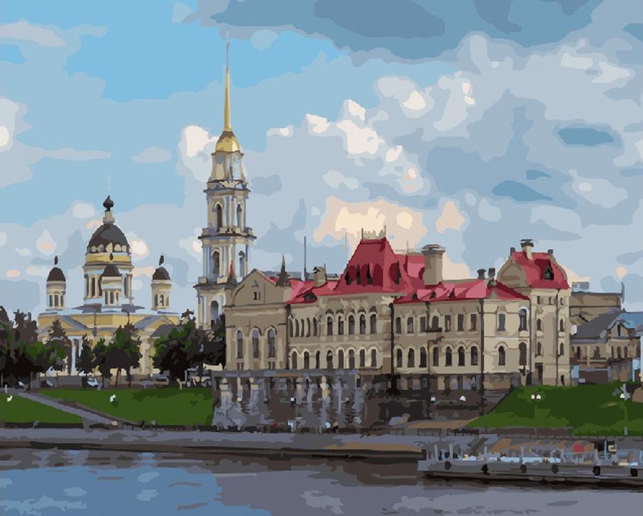 

Картина по номерам «Город Рыбинск»