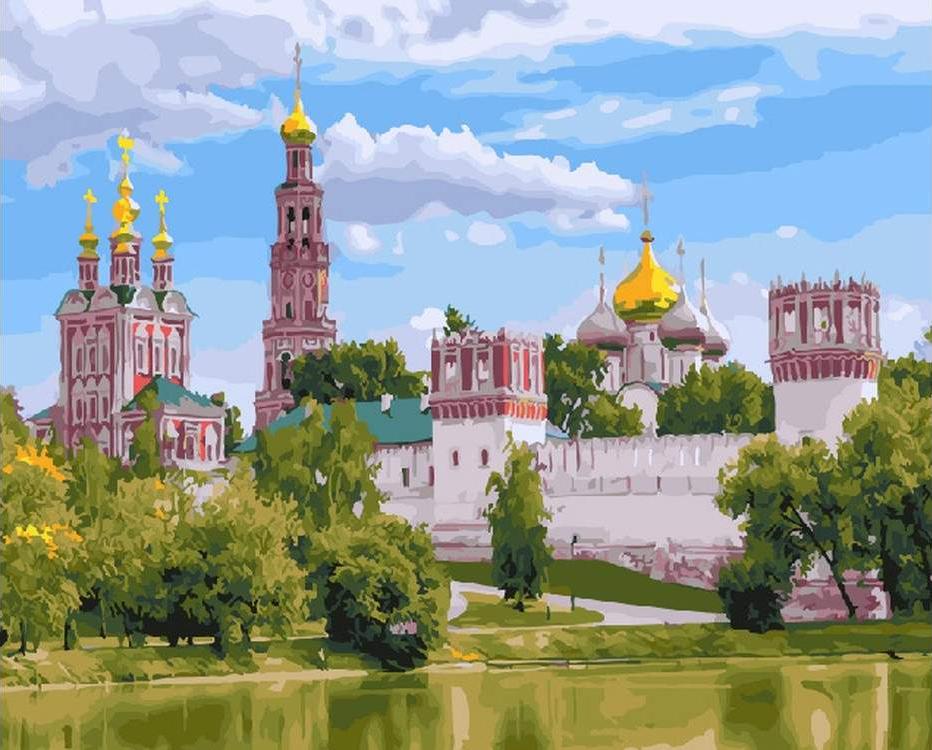

Картина по номерам «Новодевичий монастырь»