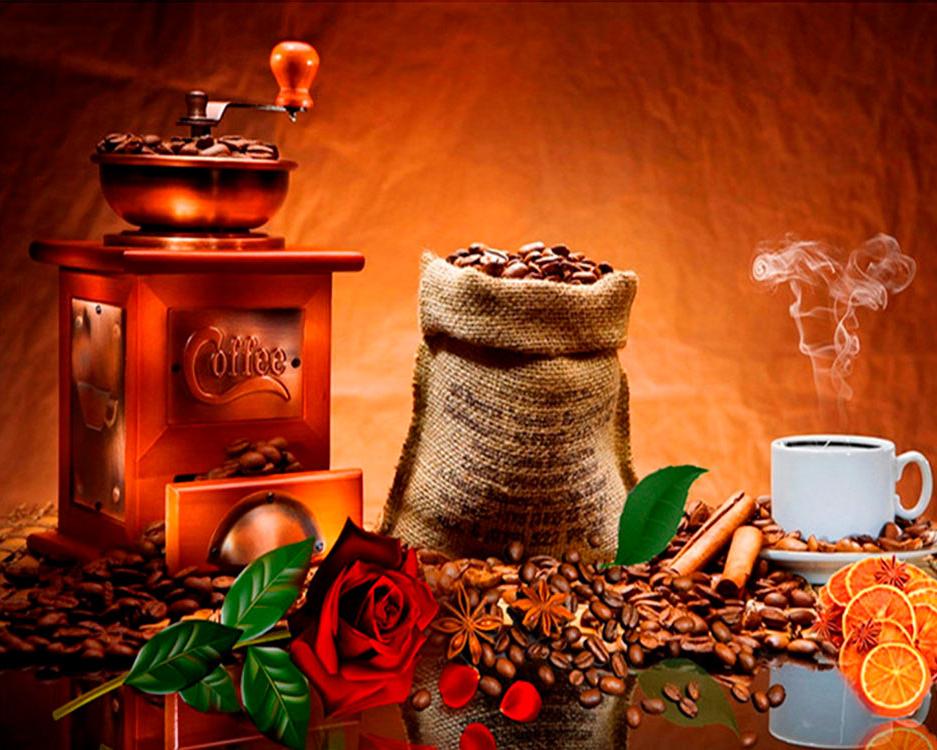 

Картина по номерам «Чашка кофе»