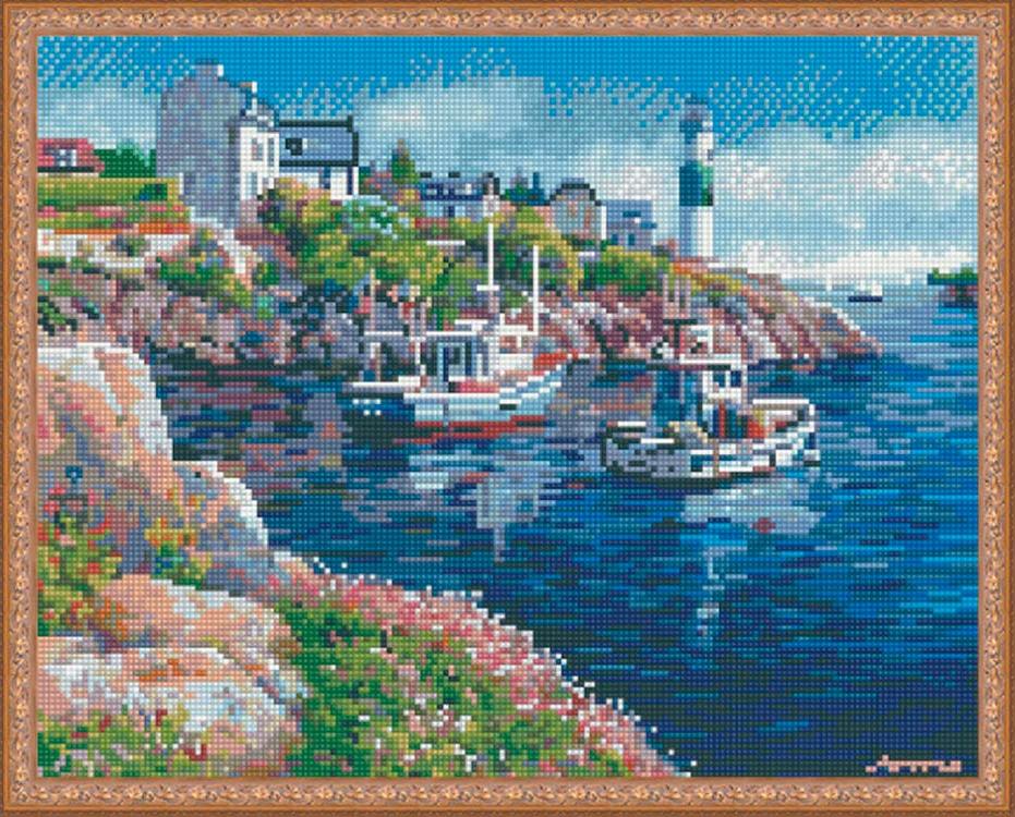 

Алмазная вышивка «Морская бухта» Сунг Сэм Парка, «Морская бухта»