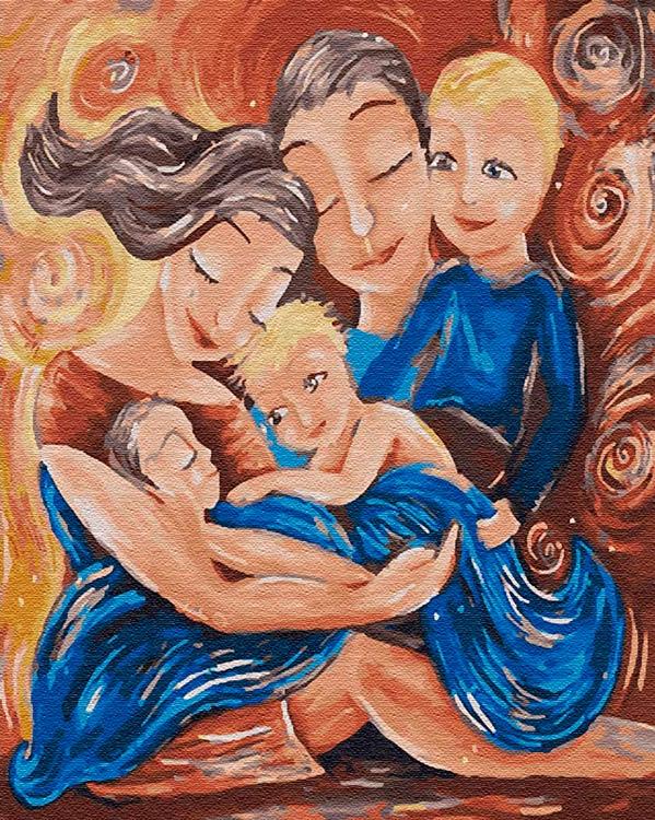 

Картина по номерам «Семья» Кэти Берггрен, «Семья»