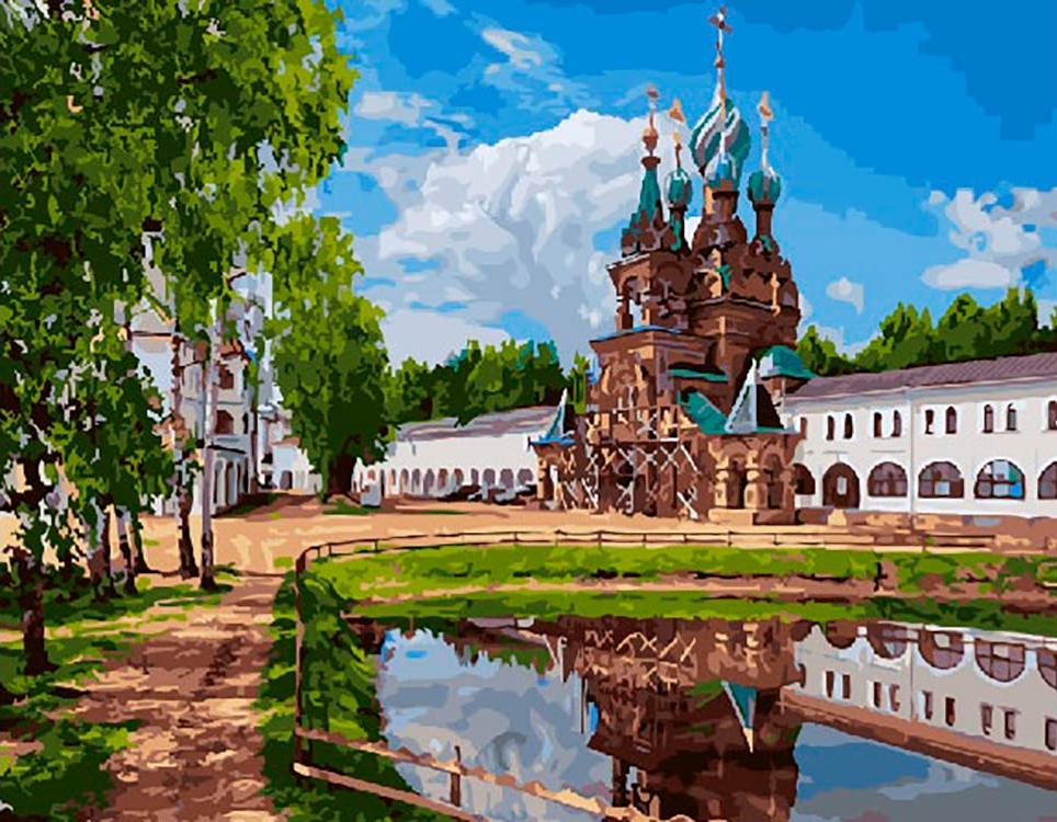 

Картина по номерам «Николо-Сольбинский монастырь»