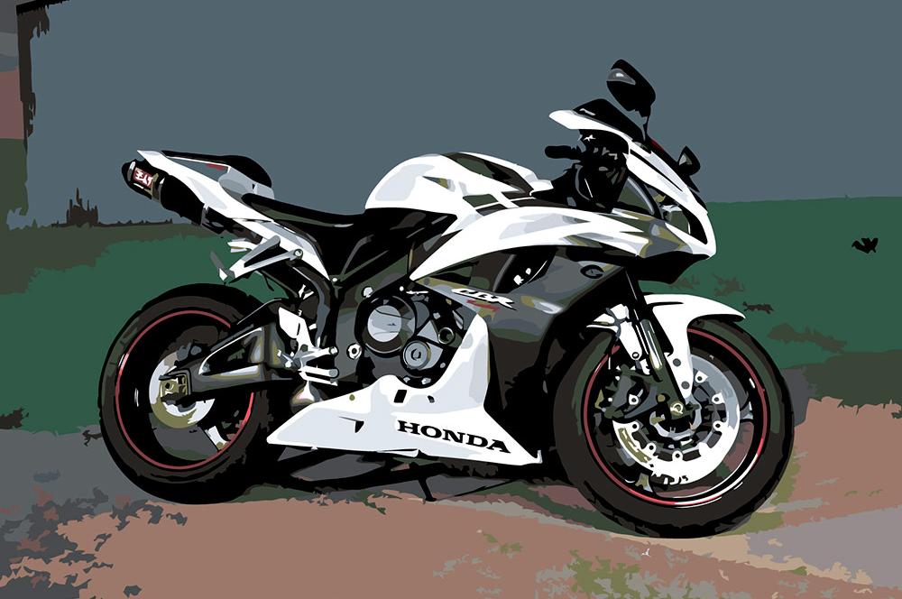 

Картина по номерам «Honda Cbr 600Rr», «Honda Cbr 600Rr»