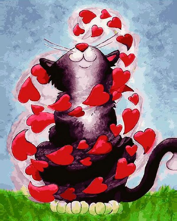 

Картина по номерам «Излучение любви»