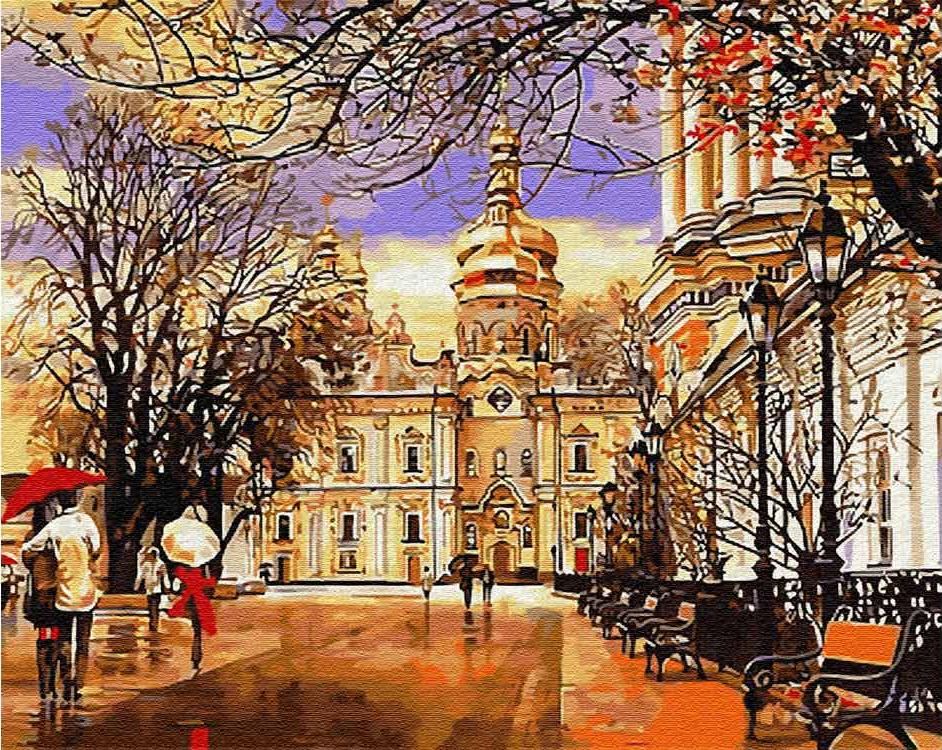 

Картина по номерам «Киево-Печерская лавра» Сергея Брандта