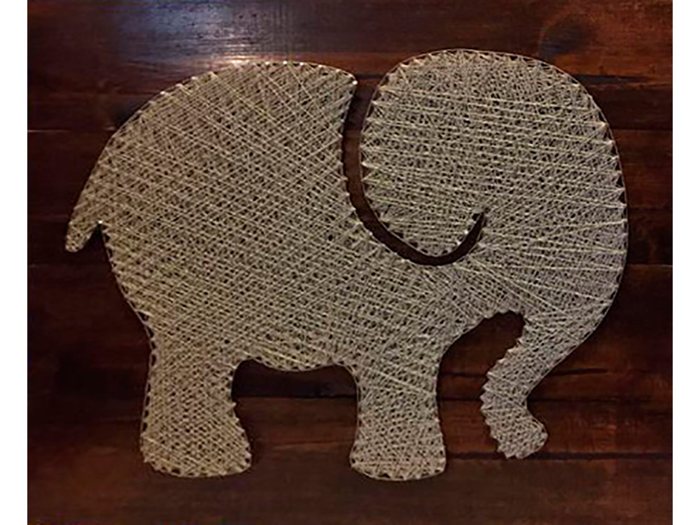 

Набор для творчества STRING ART «Слон»
