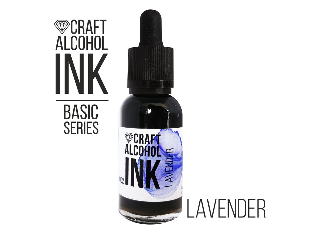 

Алкогольные чернила лавандовые (Lavender) 30 мл, Craft Alcohol INK