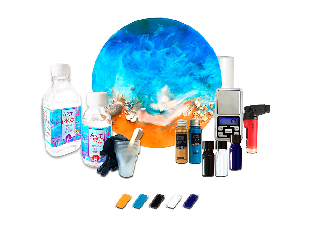 

Набор для создания картины эпоксидной смолой Моря и океаны (большой), Resin Pro