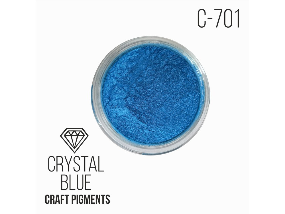 

Пигмент минеральный кристаллический синий (Crystal Blue) 10 мл, CraftPigments