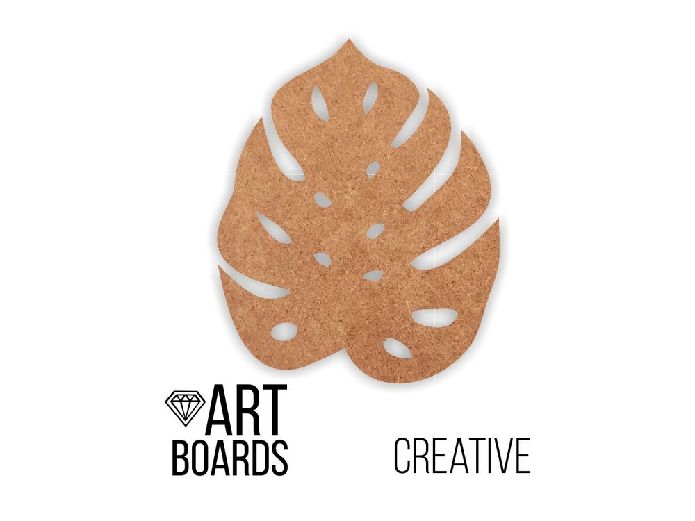 

Заготовка ART Board Creative Monstera L, 40х30 см, Craftsmen.store