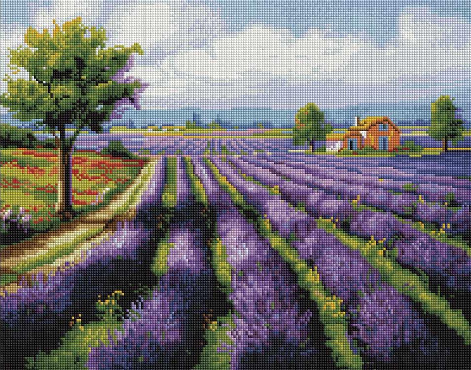 

Алмазная вышивка «Лавандовый Прованс» Сен Кима, «Лавандовый Прованс»