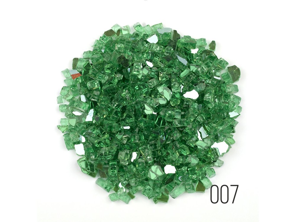 

Стеклянная крошка ярко-зеленая (EverGreen, фракция 5 мм), LusterGlass Premium