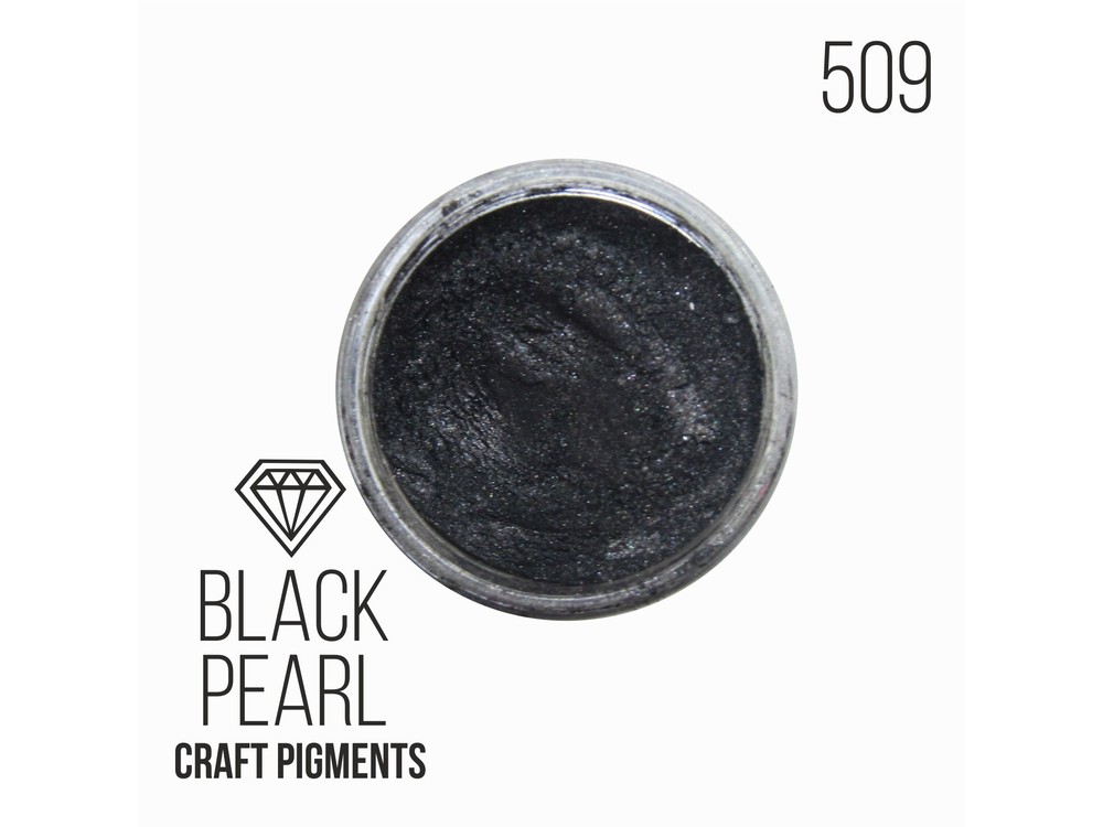 

Пигмент минеральный черный жемчуг (Black Pearl) 10 мл, CraftPigments