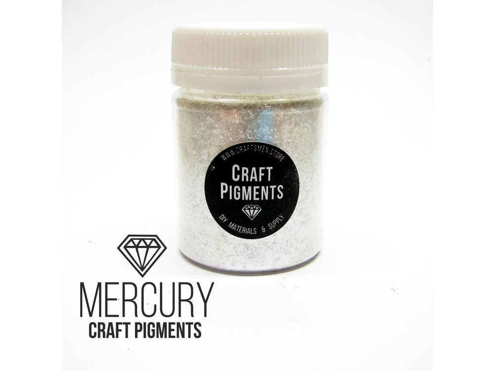 

Пигмент минеральный Меркурий (Mercury) 10 мл, CraftPigments