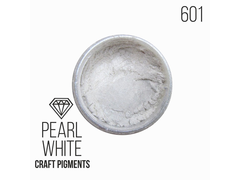 

Пигмент минеральный белый жемчуг (Pearl White) 10 мл, CraftPigments