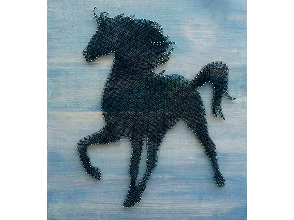 

Набор для творчества STRING ART «Черный мустанг», «Черный мустанг»