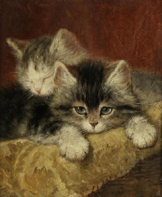 

Картина по номерам «Котята» Генриетты Роннер-Книпп, «Котята»