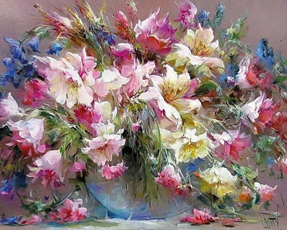 Картины цветы россии