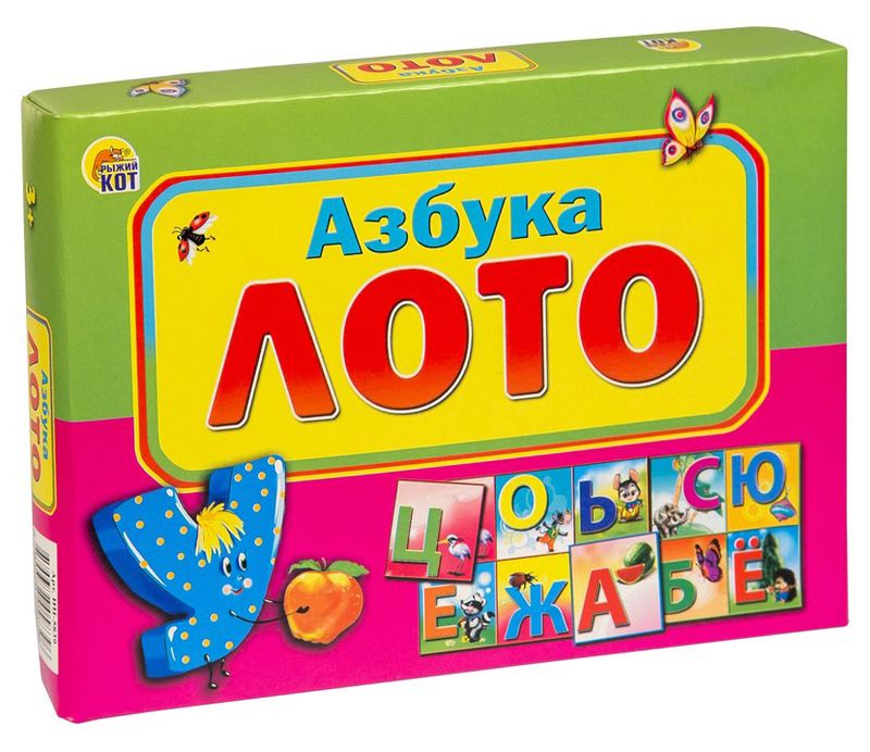 Игра лото. Лото. Азбука (арт. Ин-5839). Детское лото Азбука. Лото 