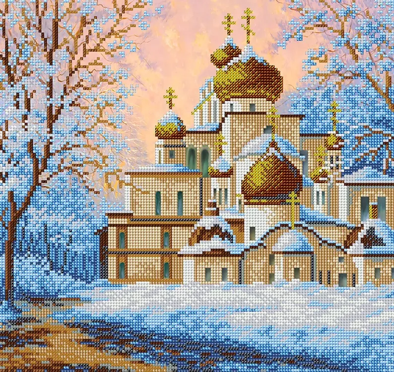 Набор для вышивания «Воскресенский собор Новоиерусалимского монастыря» — картинка 2