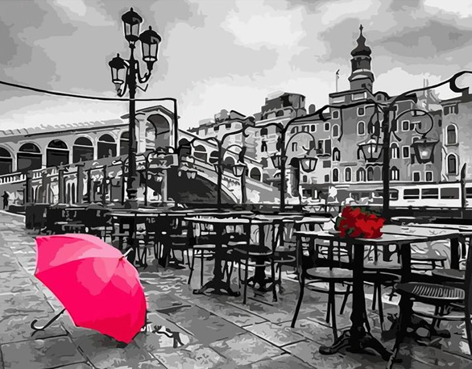 Картина по номерам «Розовый зонтик» VA-2896 Colibri 40x50 - купить недорого  в Москве по цене производителя, отзывы, фото в интернет магазине Цветное