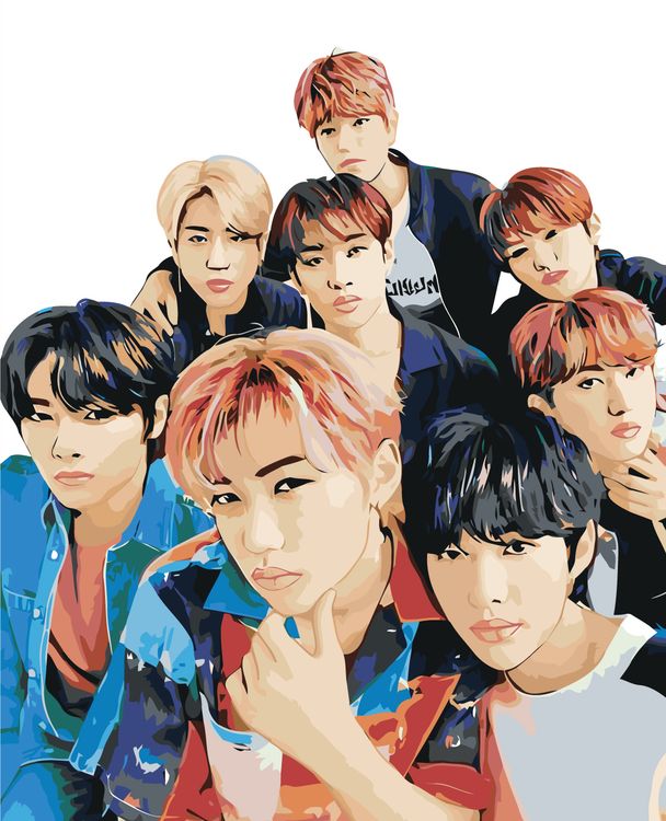    Stray Kids    5 straykids-019   40x50 -              