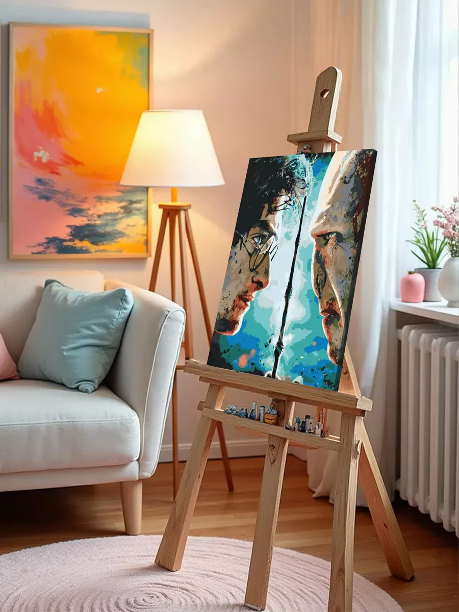 Картина по номерам «Гарри Поттер: Гарри и Волан-де-Морт» — картинка 9