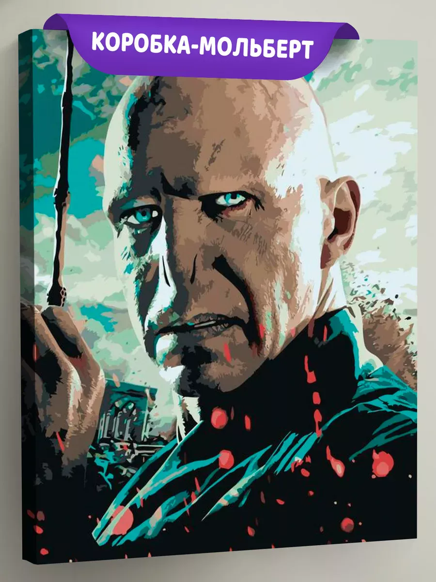 Картина по номерам «Гарри Поттер: Волан-де-Морт»