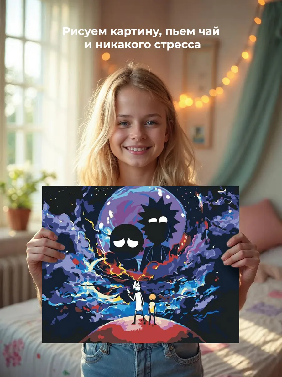 Картина по номерам «Рик и Морти» — картинка 6