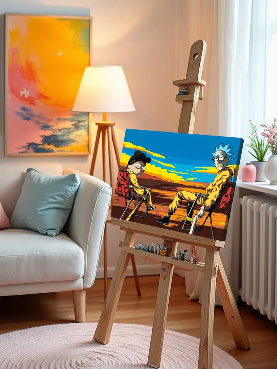 Картина по номерам «Рик и Морти: Во все тяжкие» — картинка 9