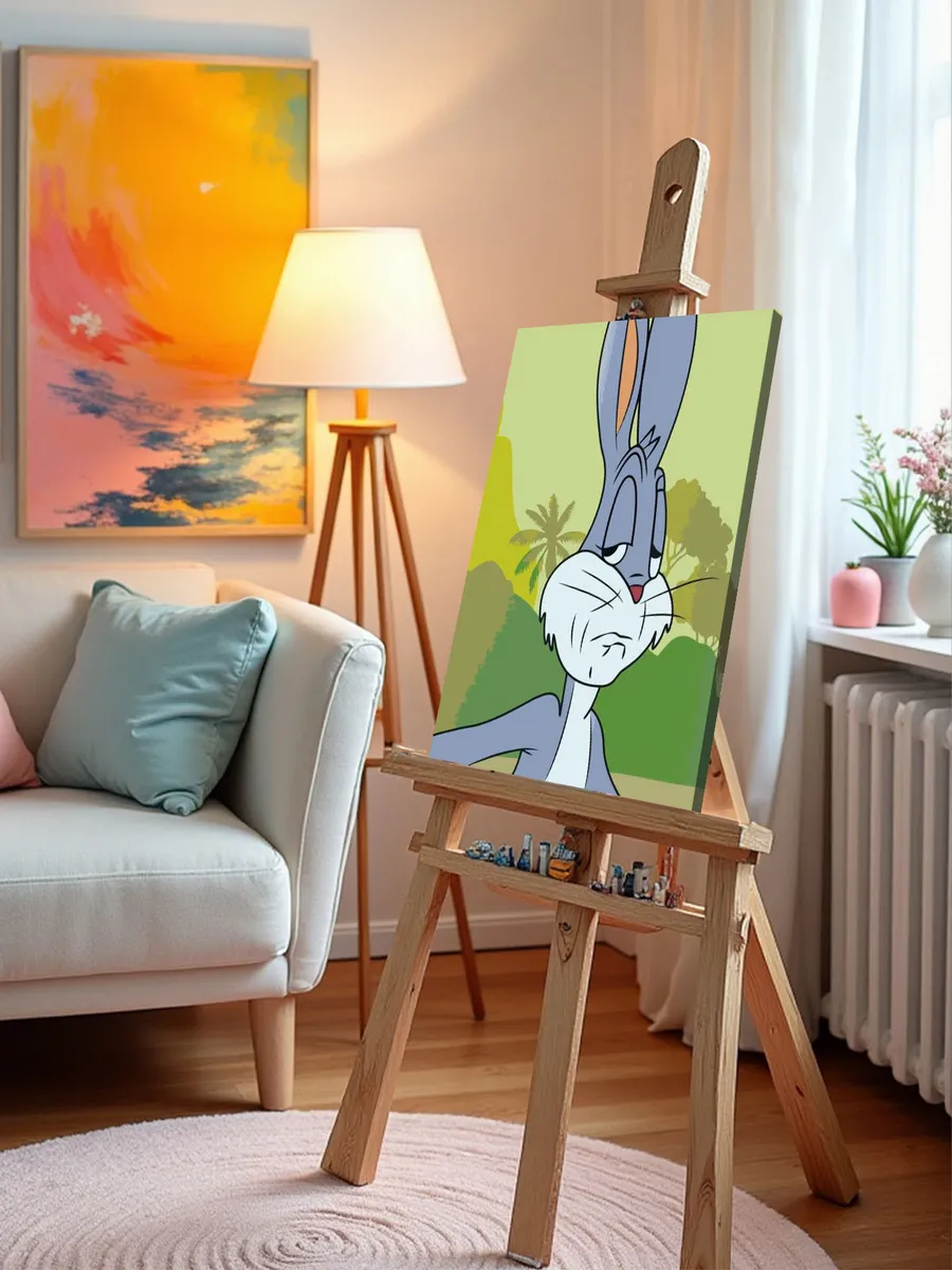 Картина по номерам «Мем: Удивлённый Багз Банни» — картинка 9