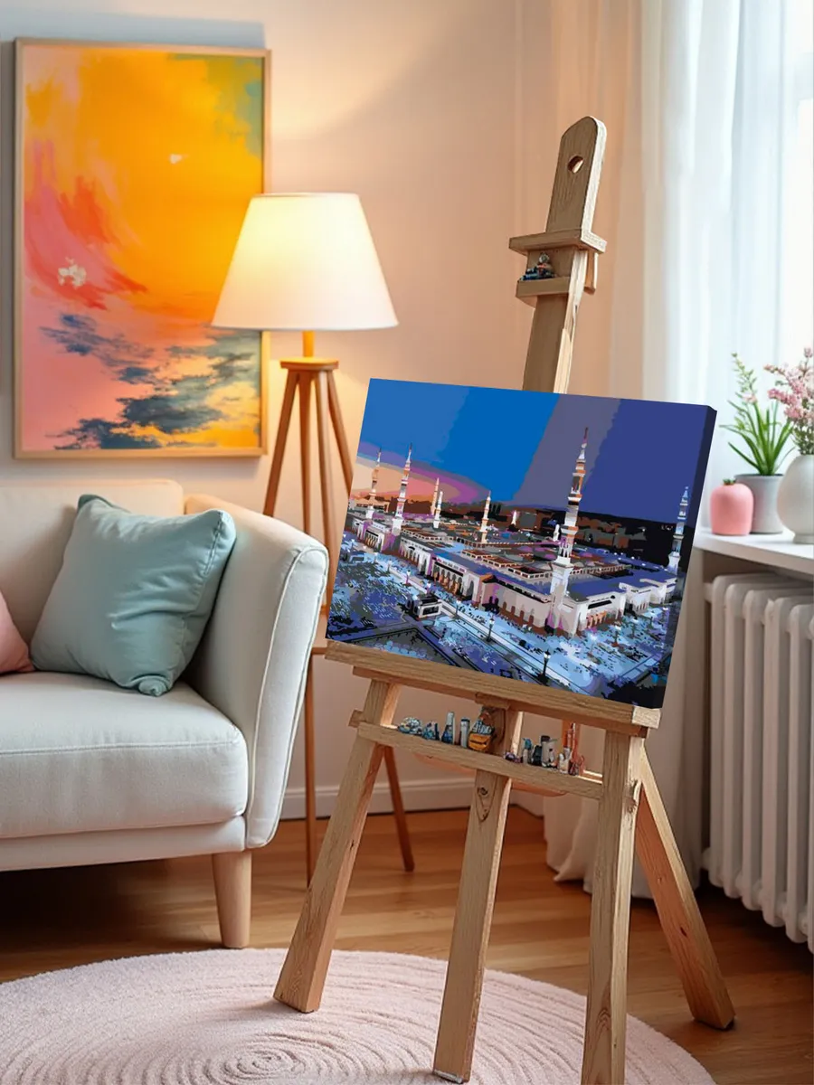 Картина по номерам «Мечеть Масджид ан-Набави» — картинка 9