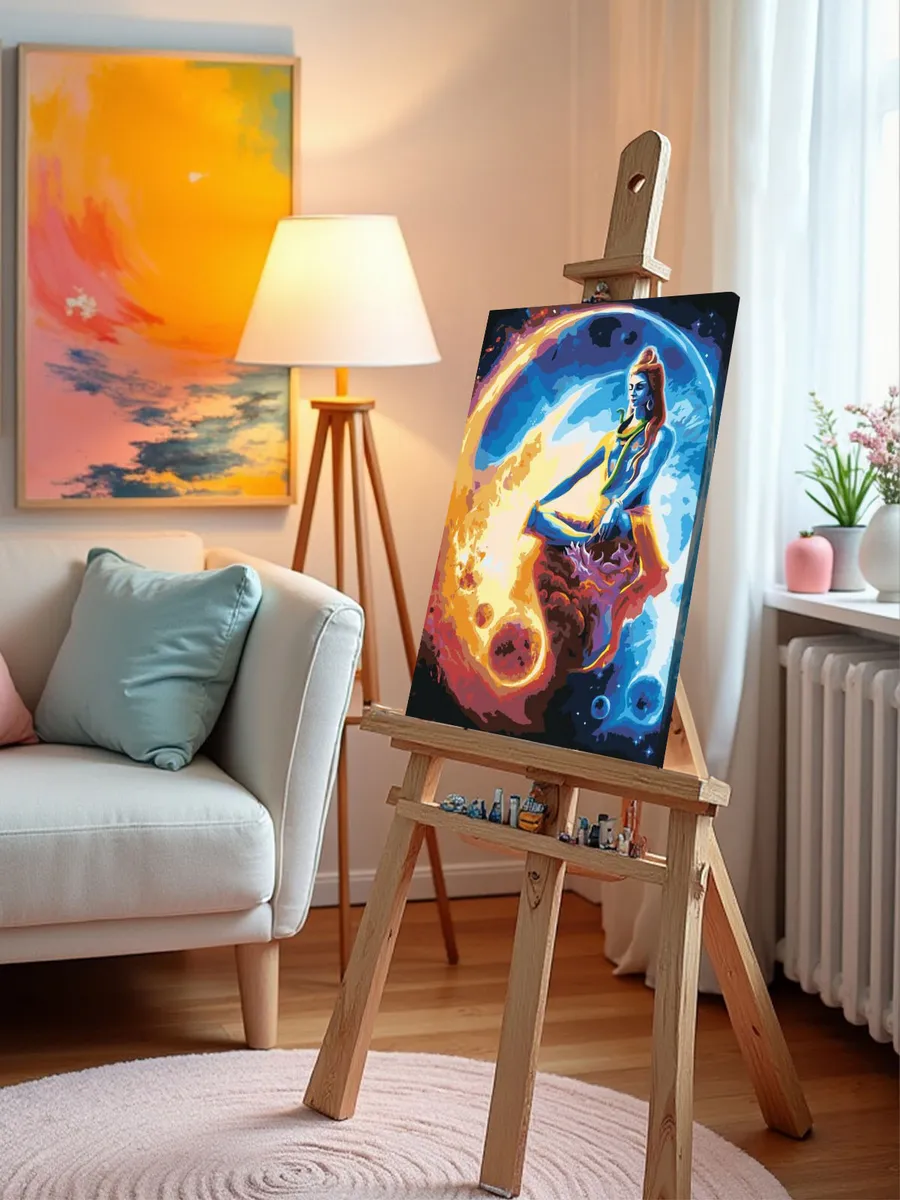 Картина по номерам «Шива» — картинка 9