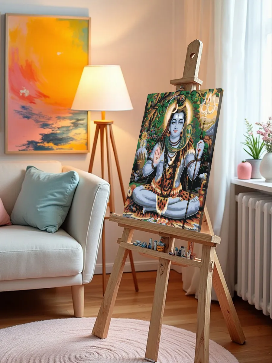 Картина по номерам «Шива 2» — картинка 9