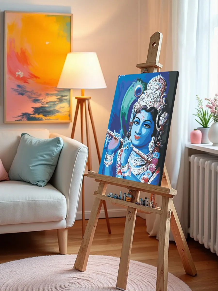 Картина по номерам «Кришна» — картинка 9