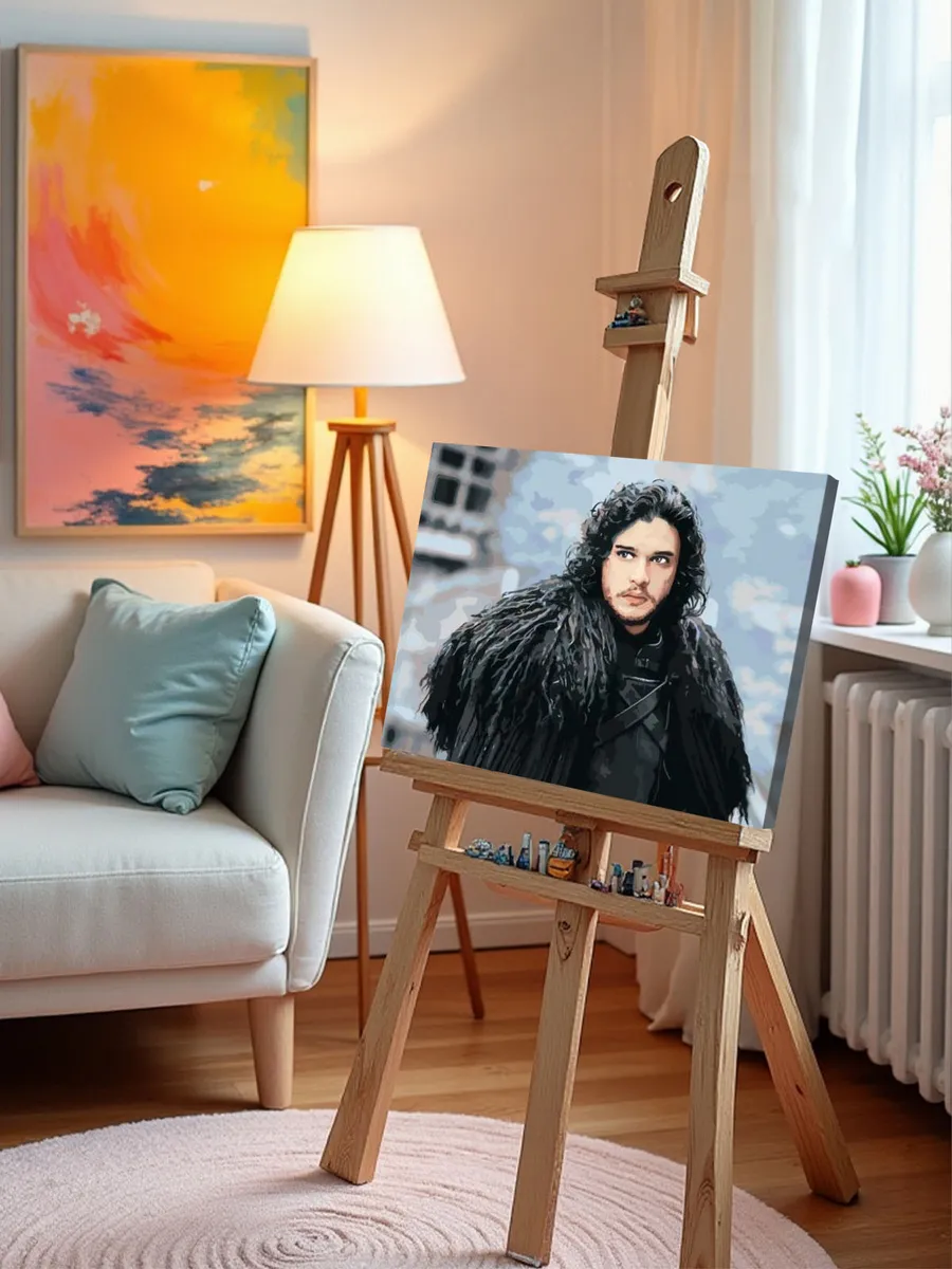 Картина по номерам «Игра престолов: Джон Сноу» — картинка 9