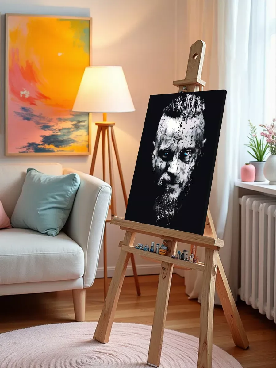 Картина по номерам «Рагнар» — картинка 10