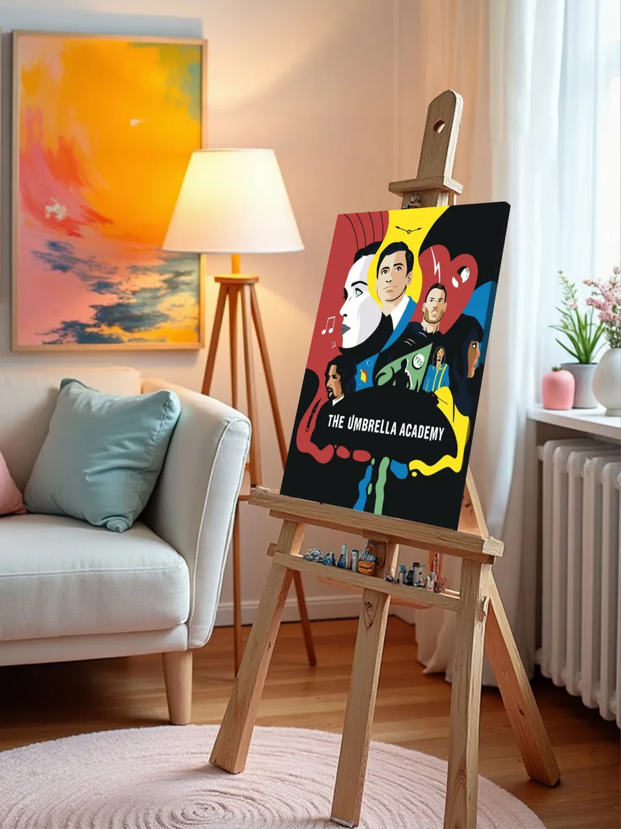 Картина по номерам «Академия Амбрелла: Постер» — картинка 9