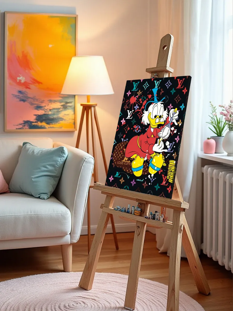 Картина по номерам «Скрудж МакДак и деньги 3» — картинка 9