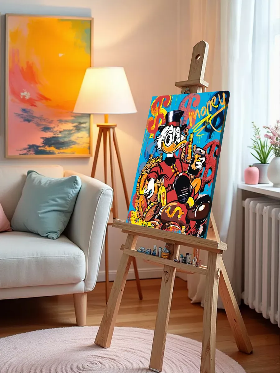 Картина по номерам «Скрудж МакДак и деньги 5» — картинка 9